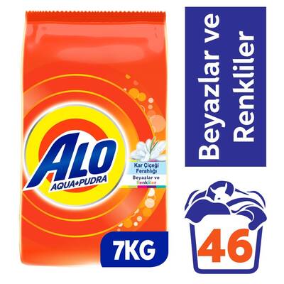 Alo- AquaPudra Kar Çiçeği Ferahlığı Beyazlar ve Renkliler 7kg