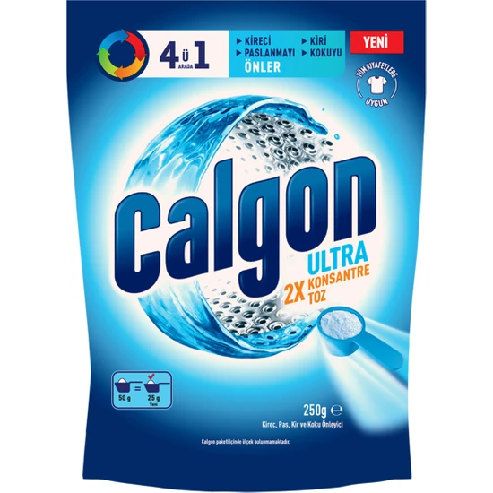 Calgon Kireç Önleyici 4ü1 Arada Ultra Konsantre Toz 250 gr - Thumbnail