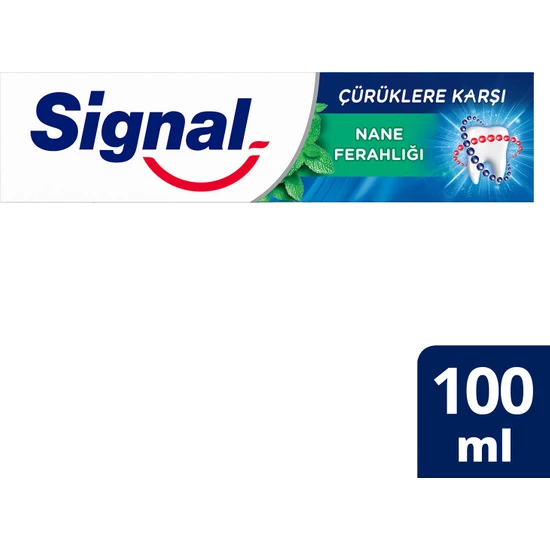 Signal Diş Macunu Çürüklere Karşı Nane Ferahlığı 100 ml - Thumbnail