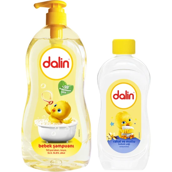 Dalin Klasik Bebek Şampuanı 700 ml + 100 ml Mutlu Bebek Yağı