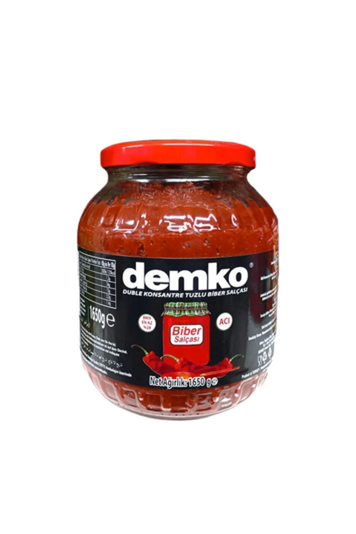 Demko - Acı Biber Salçası 1650 Gr