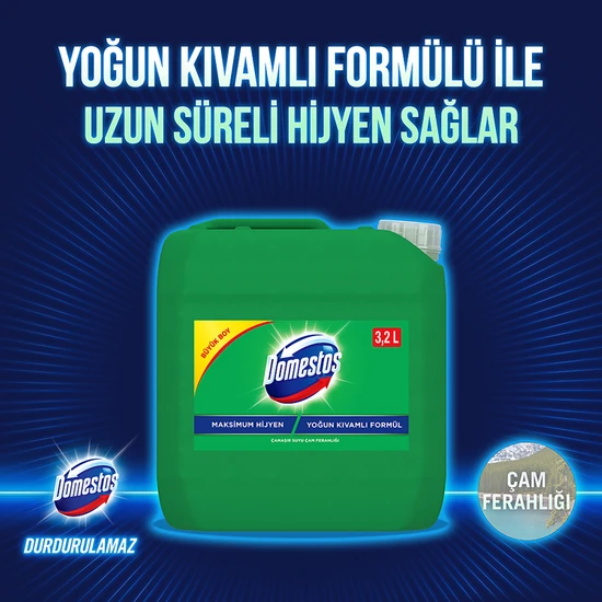 DOMESTOS - Maksimum Hijyen - Çam Ferahlığı 3,240ml