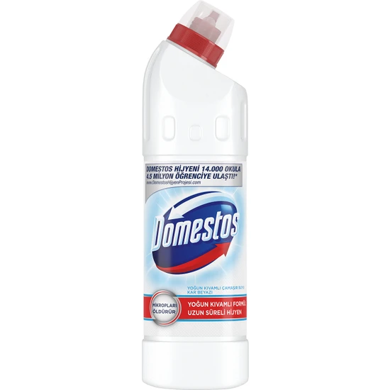 Domestos Yoğun Kıvamlı Çamaşır Suyu Kar Beyazı Maksimum Hijyen 750 ML