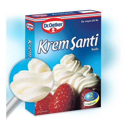 Dr. Oetker - Sade Krem Şanti 2x75 gr