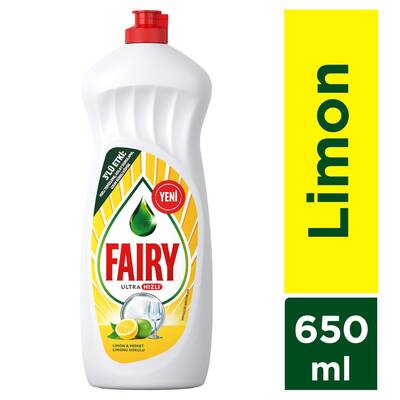 FAİRY - Limon Kokulu - Bulaşık Deterjanı - 650 ml