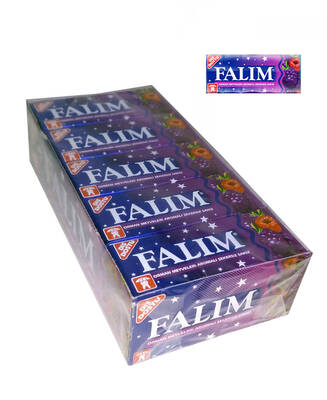 Falım Sakız 7 gr X 20'li Paket Orman Meyveleri Aromalı Şekersiz