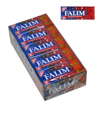 Falım Sakız 7 gr 20'li Paket Çilek Aromalı