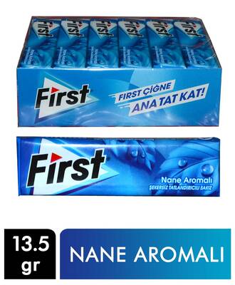 First Duo Sakız 13,5 gr 24'lü Paket Nane Aromalı