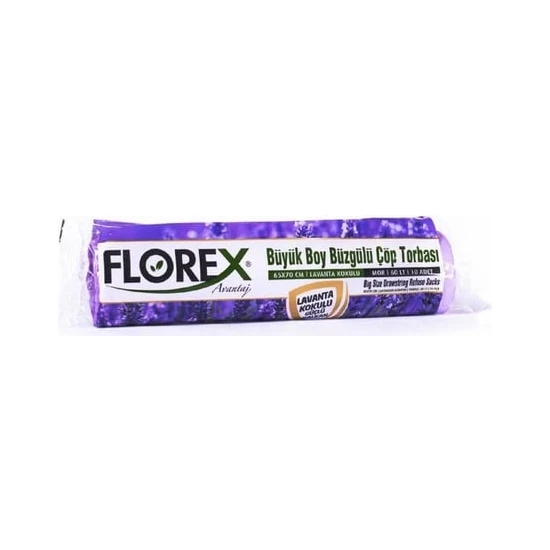 Florex - Çöp Poşeti Lavanta Kokulu 55x60 Orta Boy