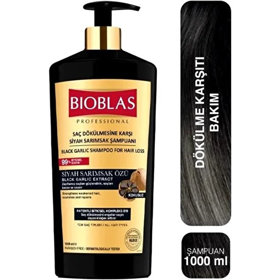 Bioblas Siyah Kara Sarımsak Şampuanı 1000 ml