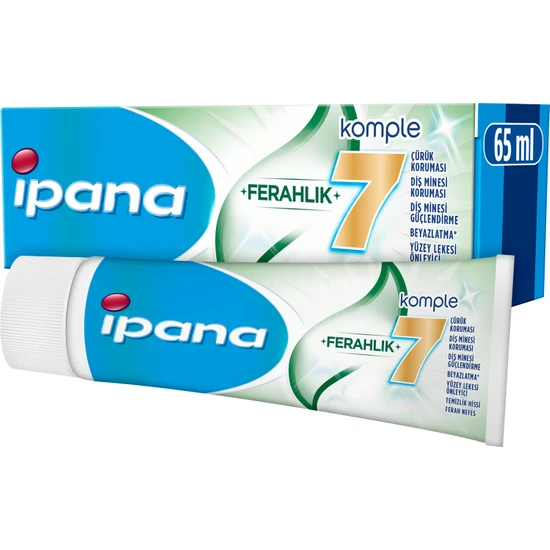 İpana Komple 7 Diş Macunu Ferah Nane 65 ml