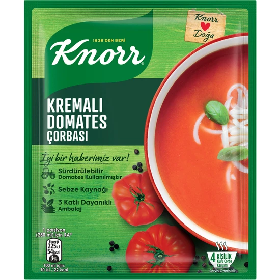 KNORR - Kremalı Domates Çorbası 4 Kişilik