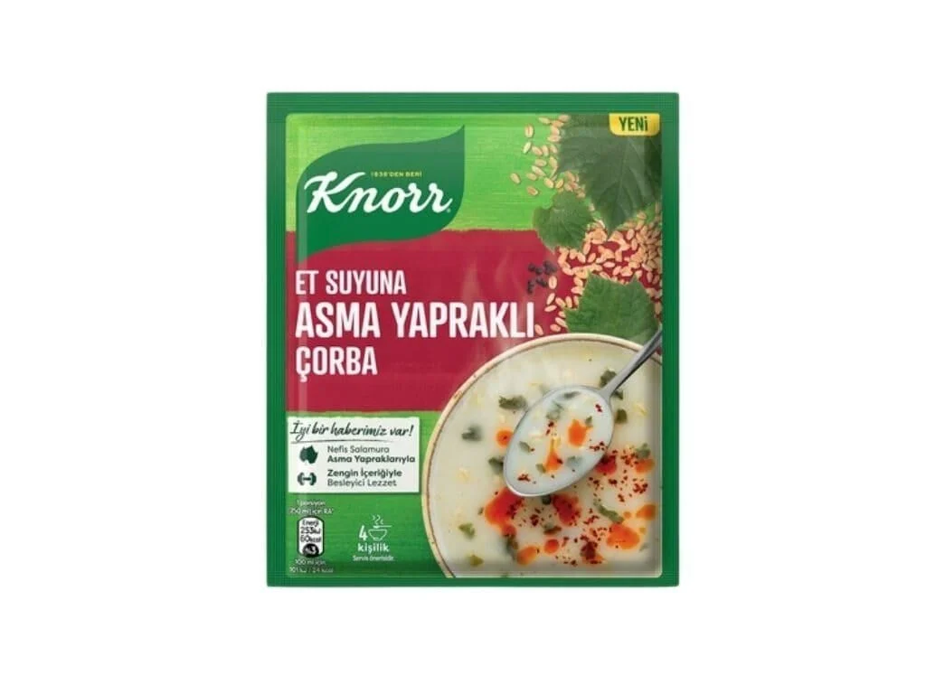 Knorr ET SUYUNA ASMA YAPRAKLI ÇORBA