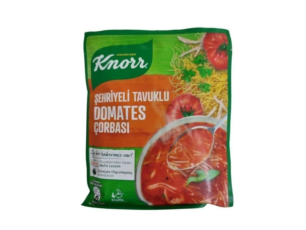 Knorr ŞEHRİYELİ TAVUKLU DOMATES ÇORBASI