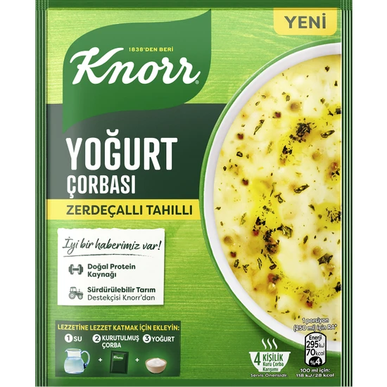 KNORR - YOĞURT ÇORBASI - 4 Kişilik