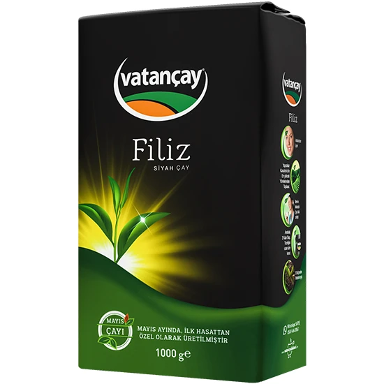 Vatan Çay Siyah Filiz Çay 1000 gr