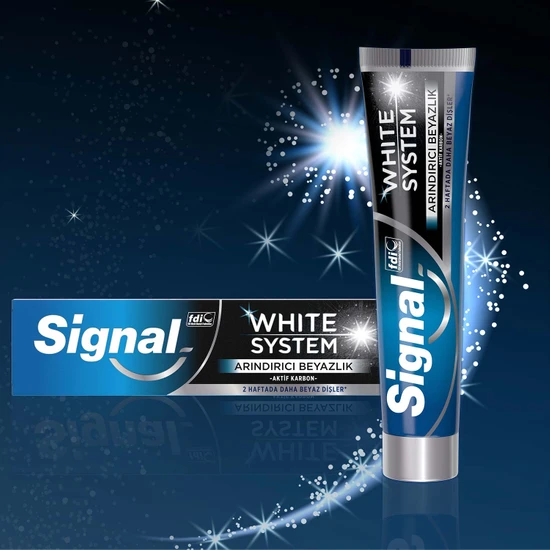 Signal White System Diş Macunu Arındırıcı Beyazlık Aktif Karbon 75 ml