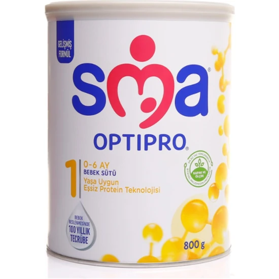 Sma OptiPro Probiyotik 1 Bebek Sütü 800 gr 0-6 Ay