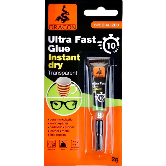 Dragon Ultra Fast Glue Instant Dry Yapıştırıcı 2 gr