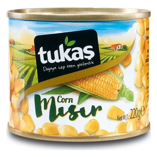 Tukaş Mısır Konserve 3*220Gr - Thumbnail