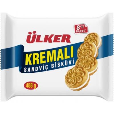 Ülker - Kremalı Sandviç Bisküvi 488 gr